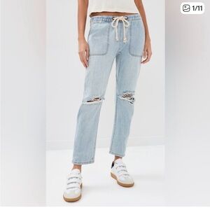 One Teaspoon Shabbies Drawstring Boyfriend Jeans XS